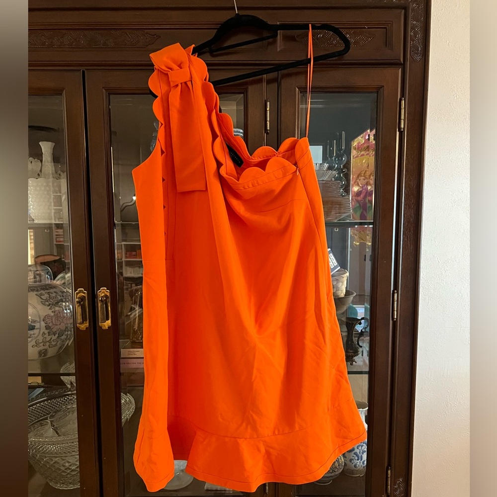 Victoria Beckham for Target plus size one shoulder dress